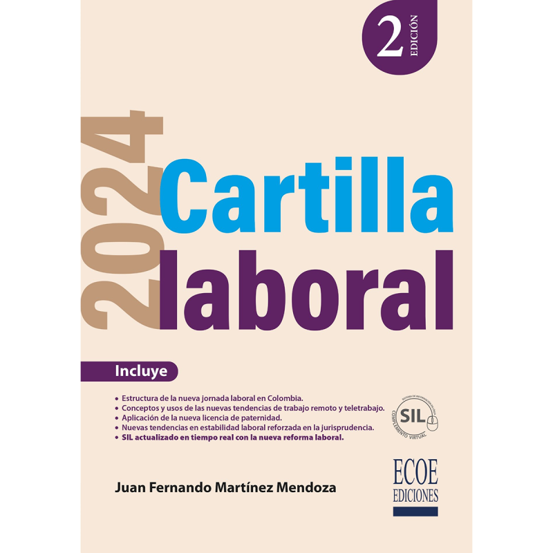 Cartilla laboral 2024 2da edición Edición en Español Ecoe Ediciones