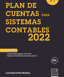 Plan de cuentas para sistemas contables 2022 - 7ma edición