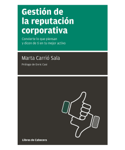 Gestión de la reputación corporativa
