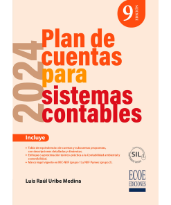 Plan de cuentas para sistemas contables 2024 – 9na edición